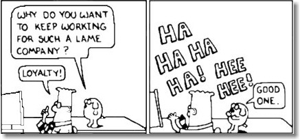 Dilbert: the scion of truth in business and management
