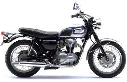 Triumph Bonnie? No - Kawi W650! read my review