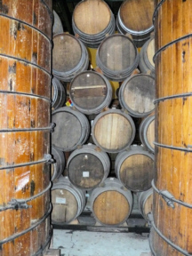 Barrels: large for reposad, small for a�ejo