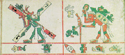 page from the Borbonicus Codex