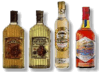 Tequila bottles