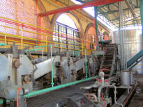Mill for cooked agave