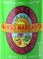 Dav'es Mango Margarita Mix label