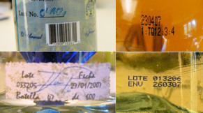 Various lot and batch numbers on tequila bottles