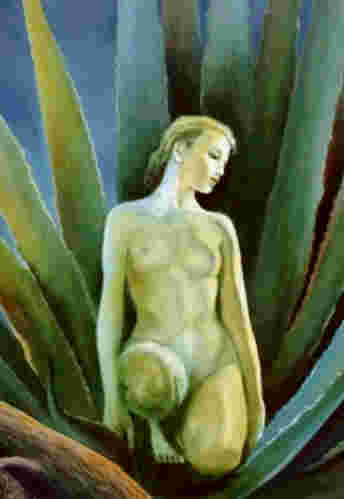 Maguey flower by Oscar Lopez Guerra