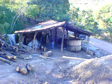 Small mezcal operation