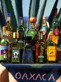 mezcals on sale  in Tlacolula