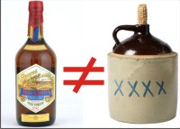 Tequila is not moonshine