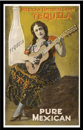 Vintage Mexican tequila ad