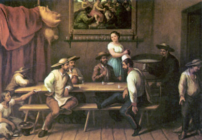 Pulqueria painting