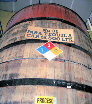 tank for hold reposado tequila