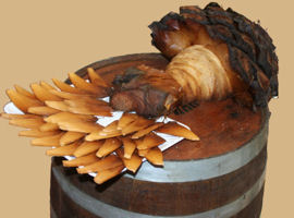 Roasted agave at Partida