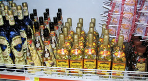 Tequila chocolates in La Commercial, Zihuatanejo