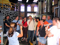 Sampling raw tequila