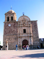 The church in downtown Tequila