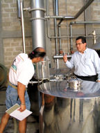 Arturo Fuentes Cortes, plant manager of Tequilas Finos