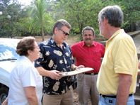 Guillermo Sauza greets us