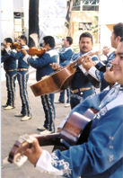 Mariachis play at Tequilena