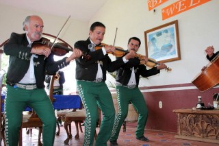 Mariachi fiddlers