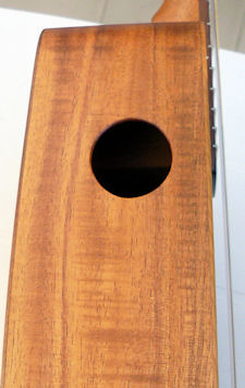 Boat Paddle: side sound hole