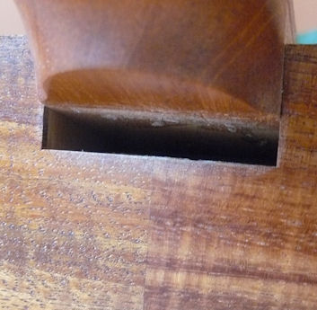 Separated neck on Boat Paddle uke
